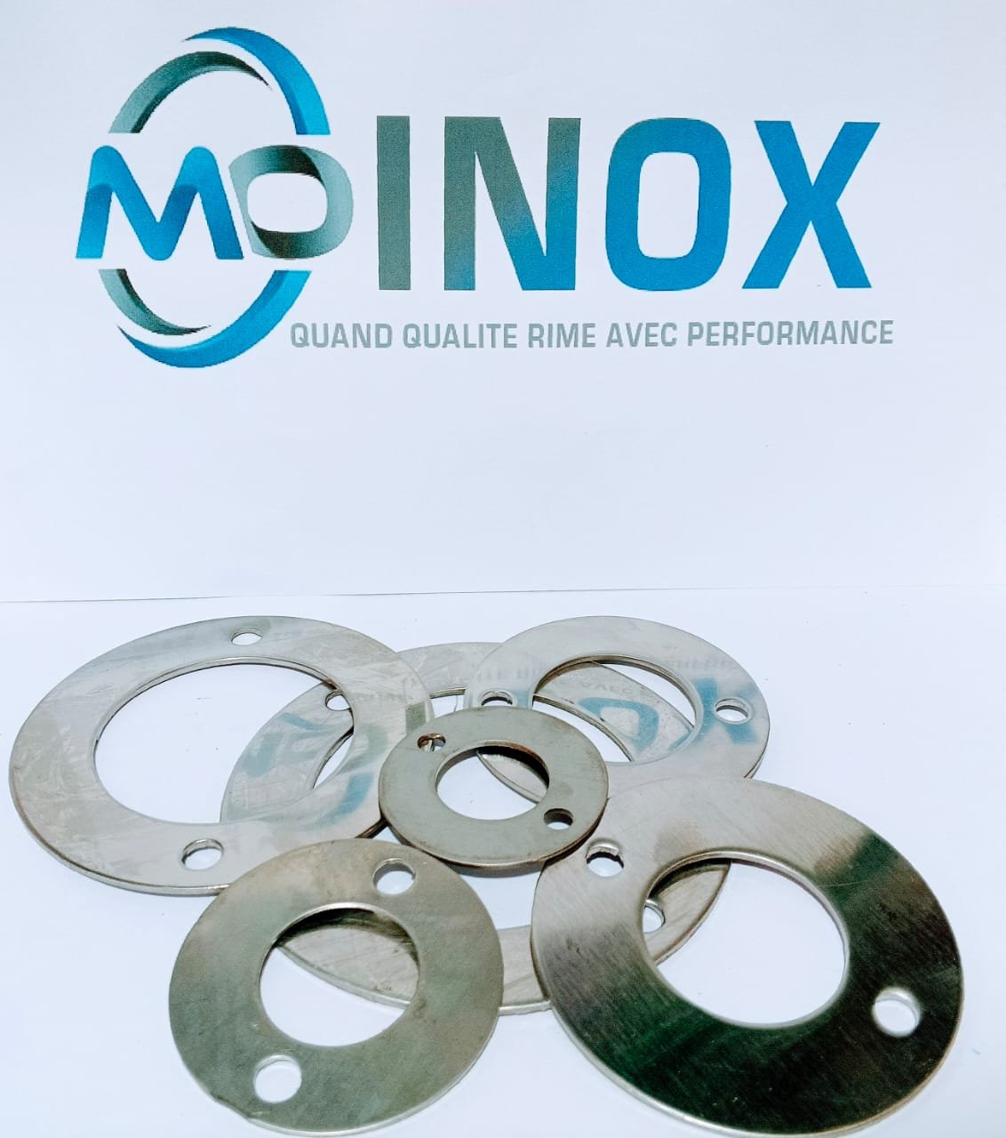 Rosaces rondes inox