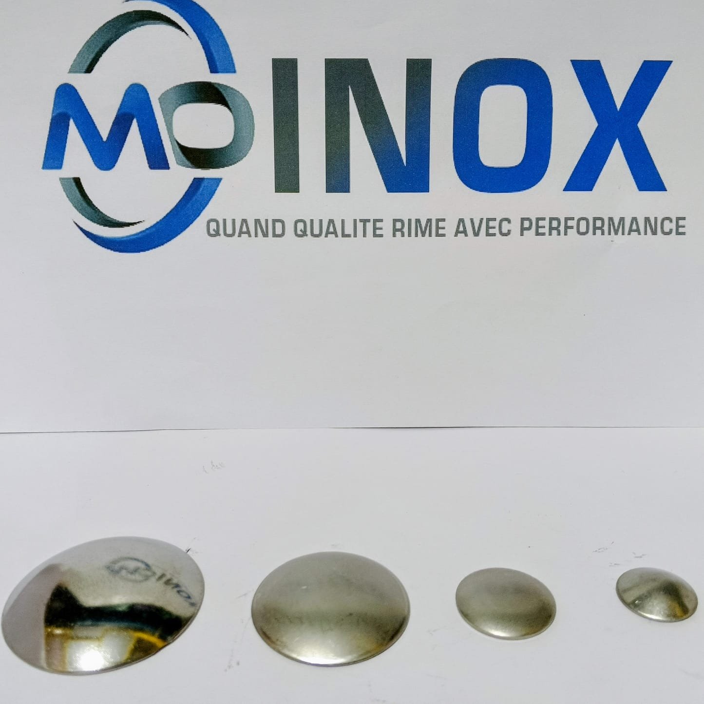 Rondelles plates inox brossé
