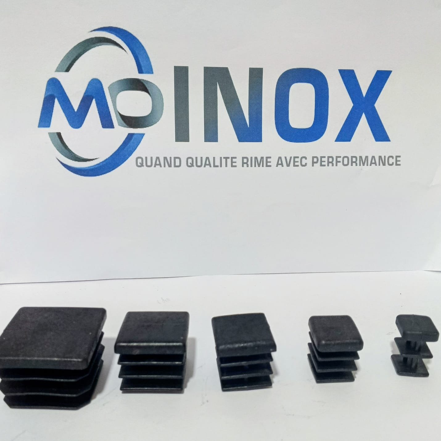 Embouts en plastique carré