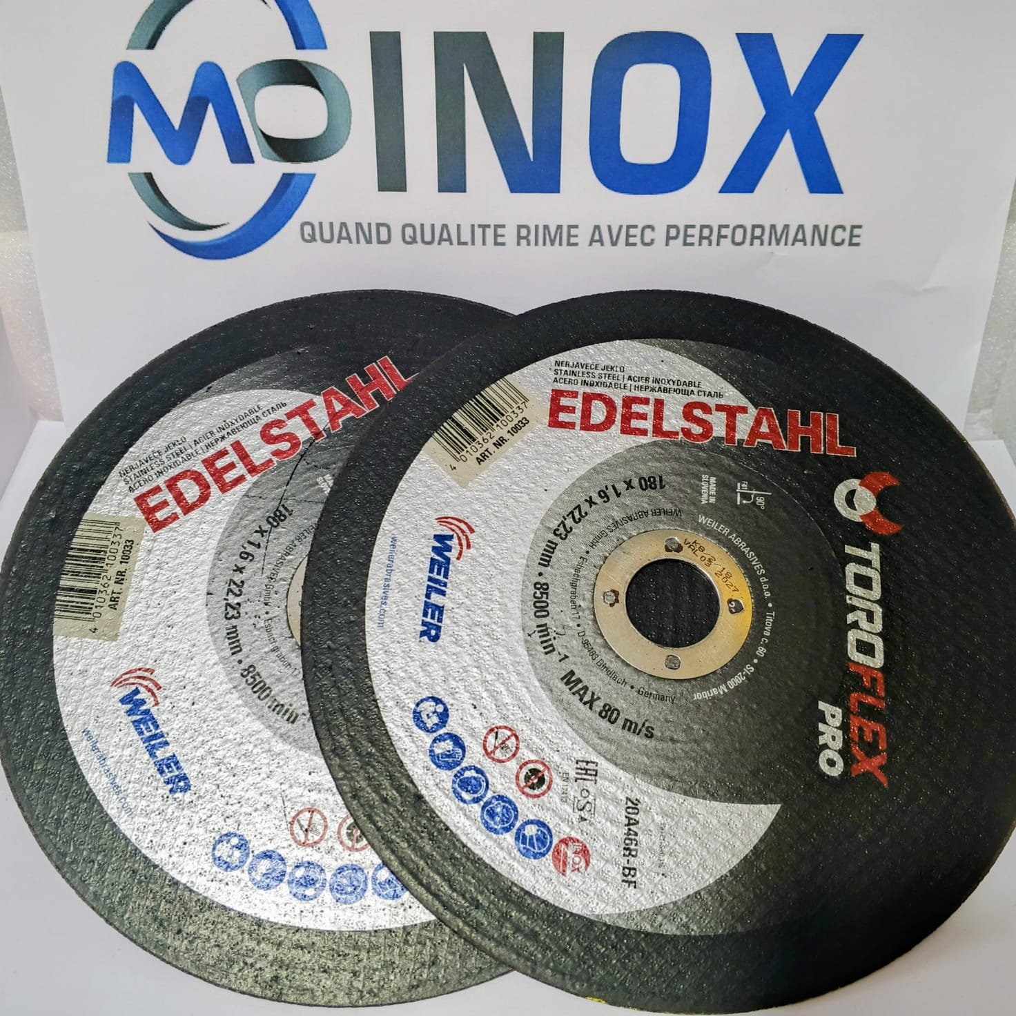 Disques à tronçonner métal/inox