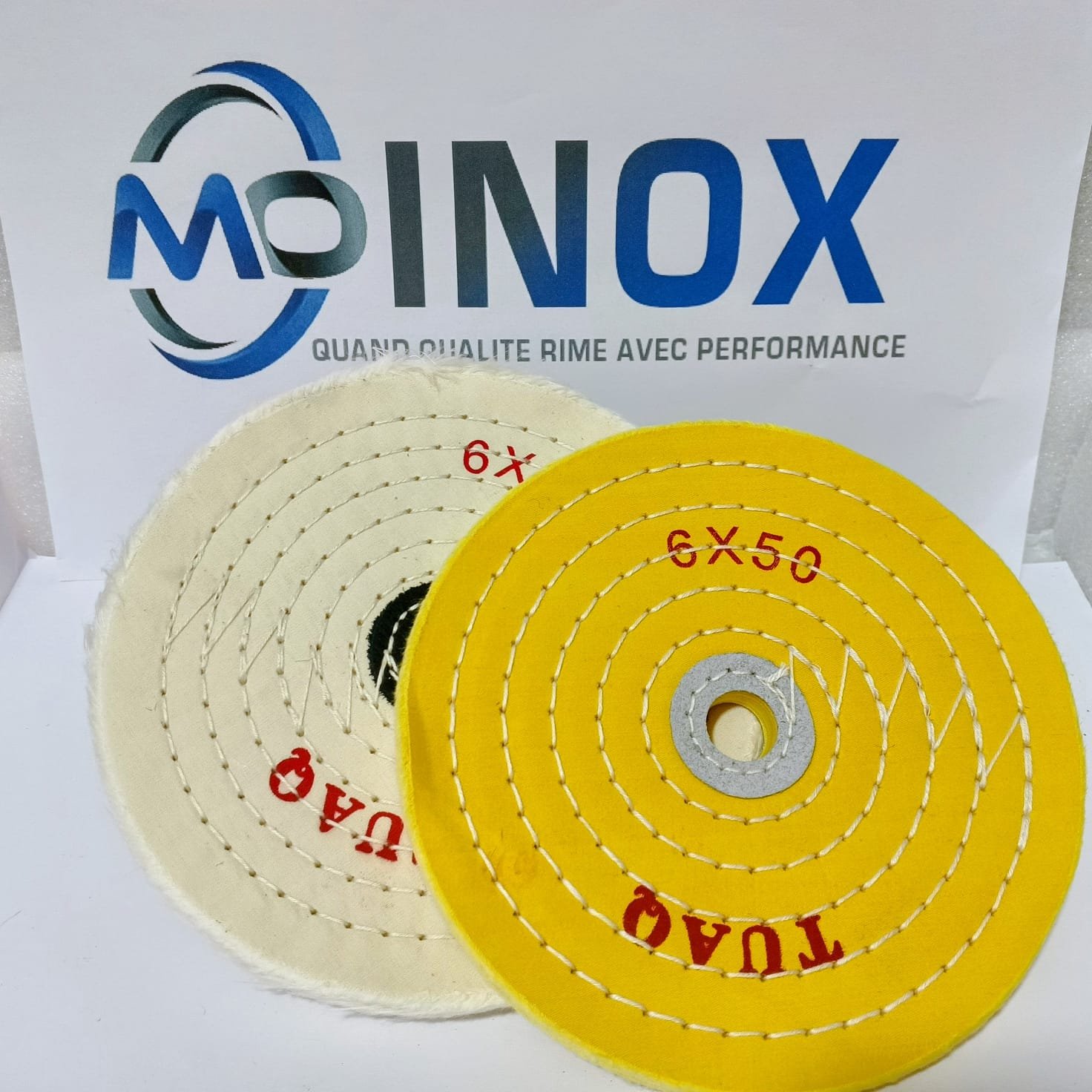 Disques abrasifs avec trou central