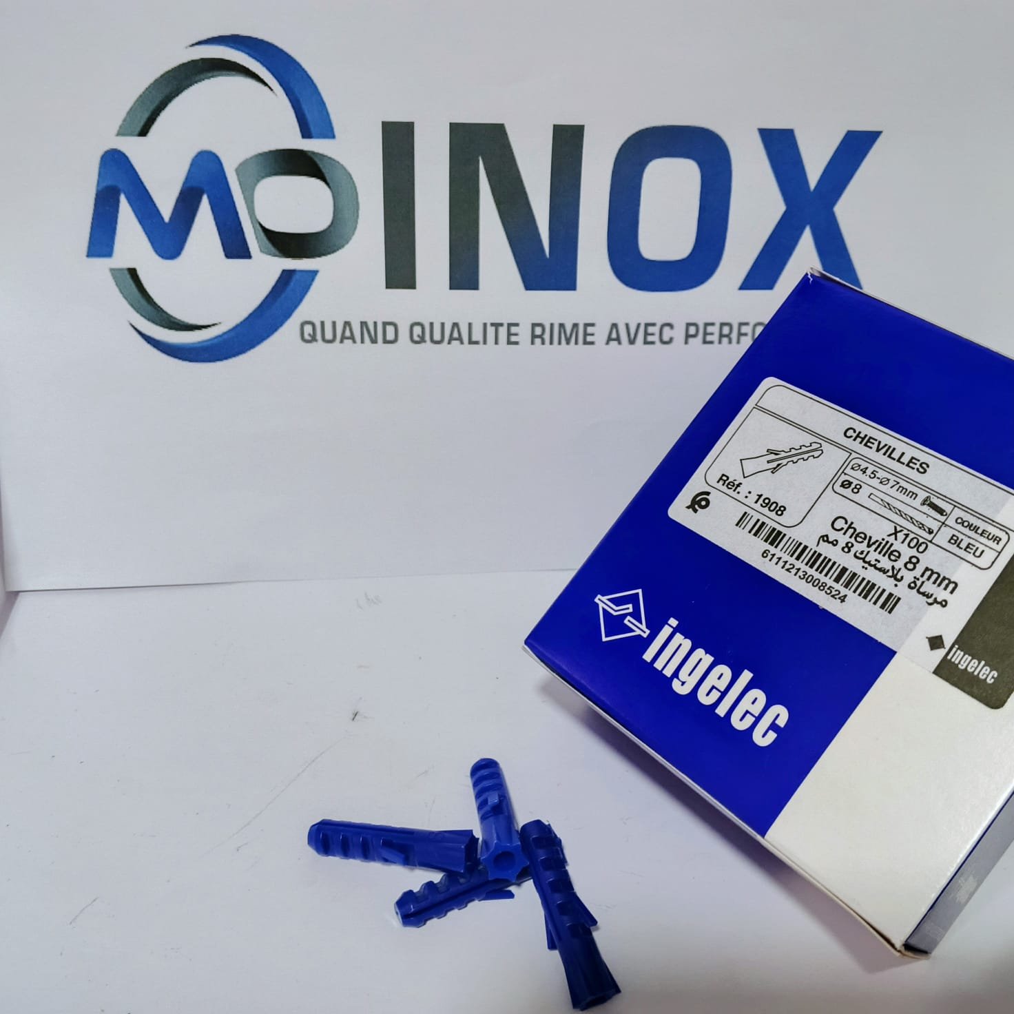 Serre-fils plastiques bleus (autre format)