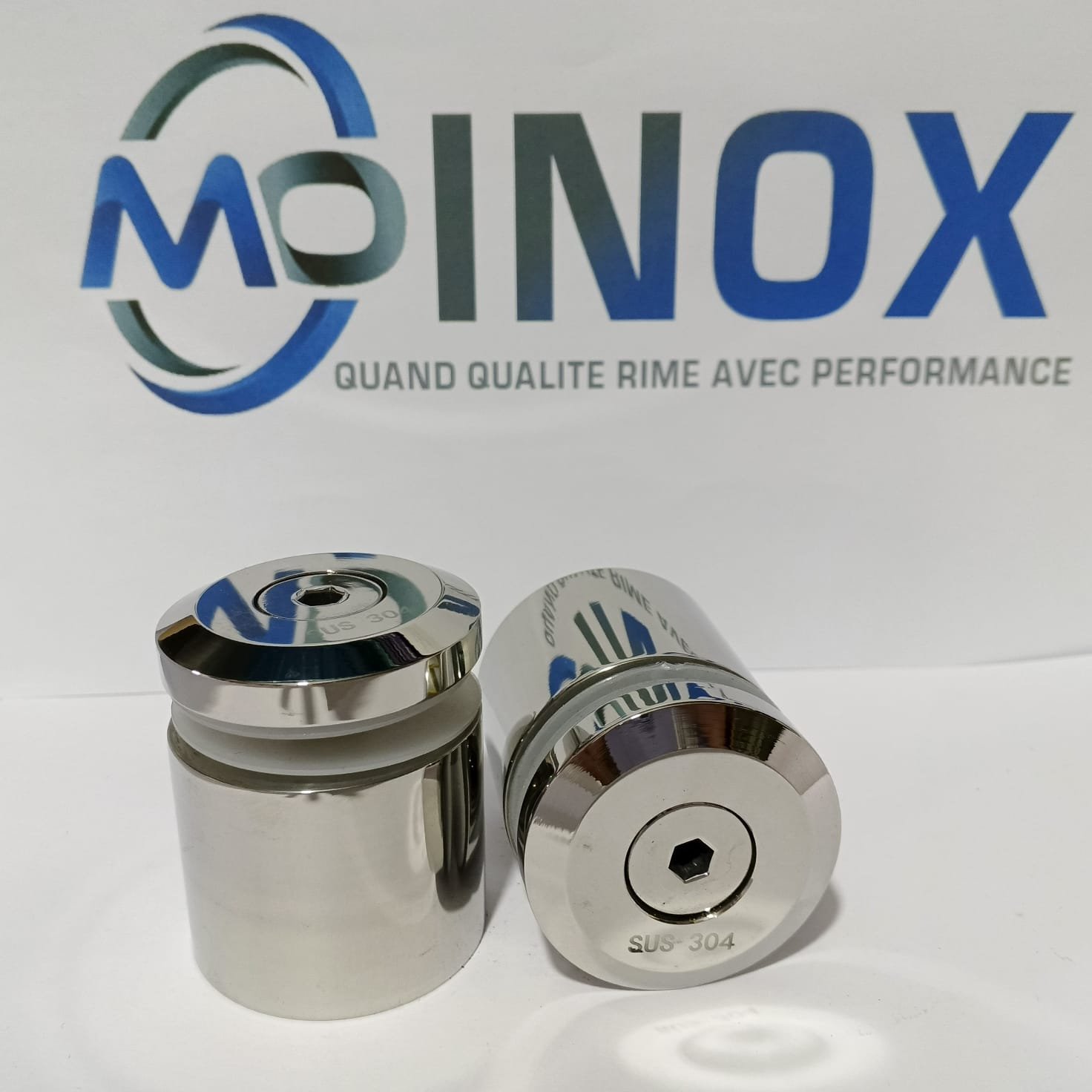 Serrure ronde pour porte verre