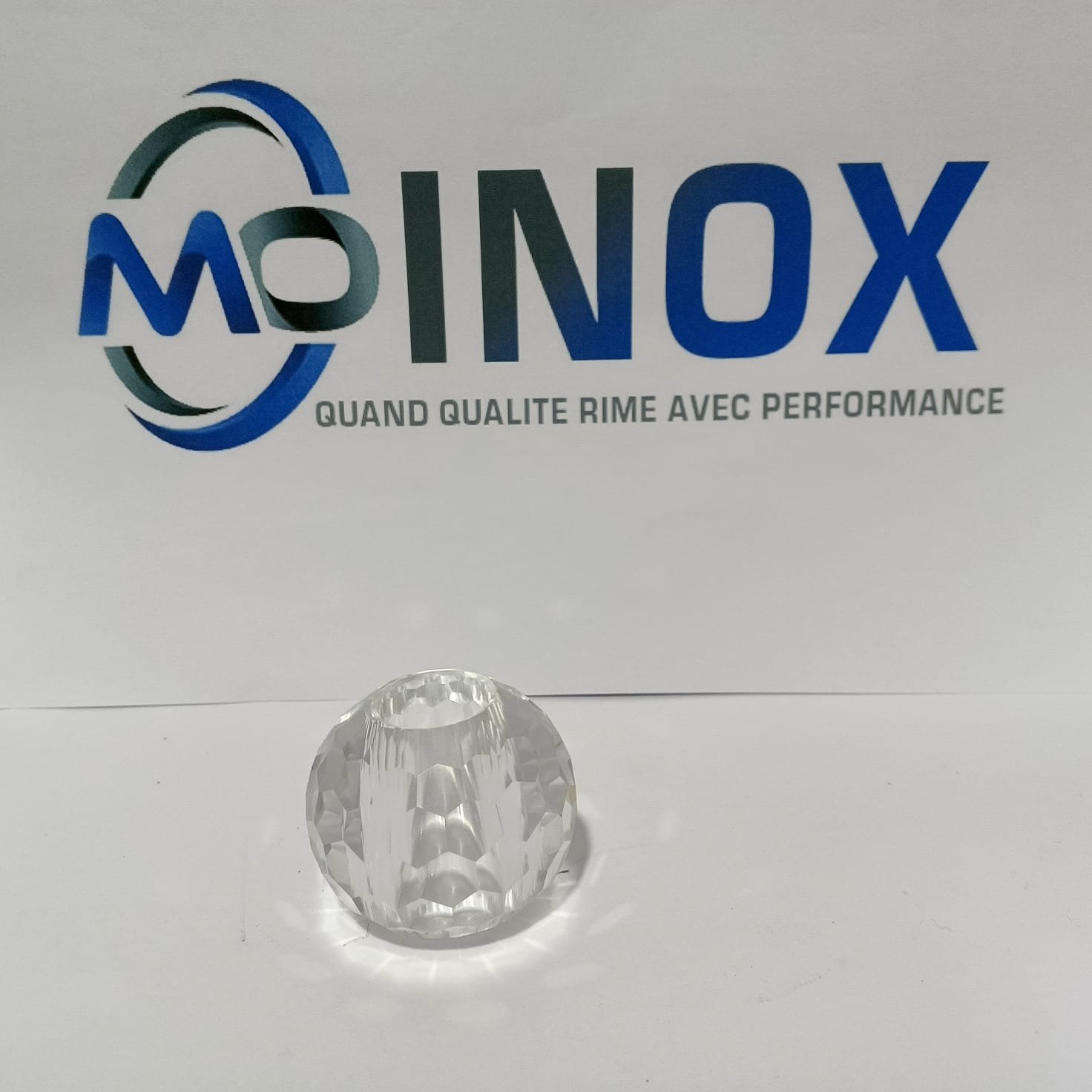 Butoir mural rond inox