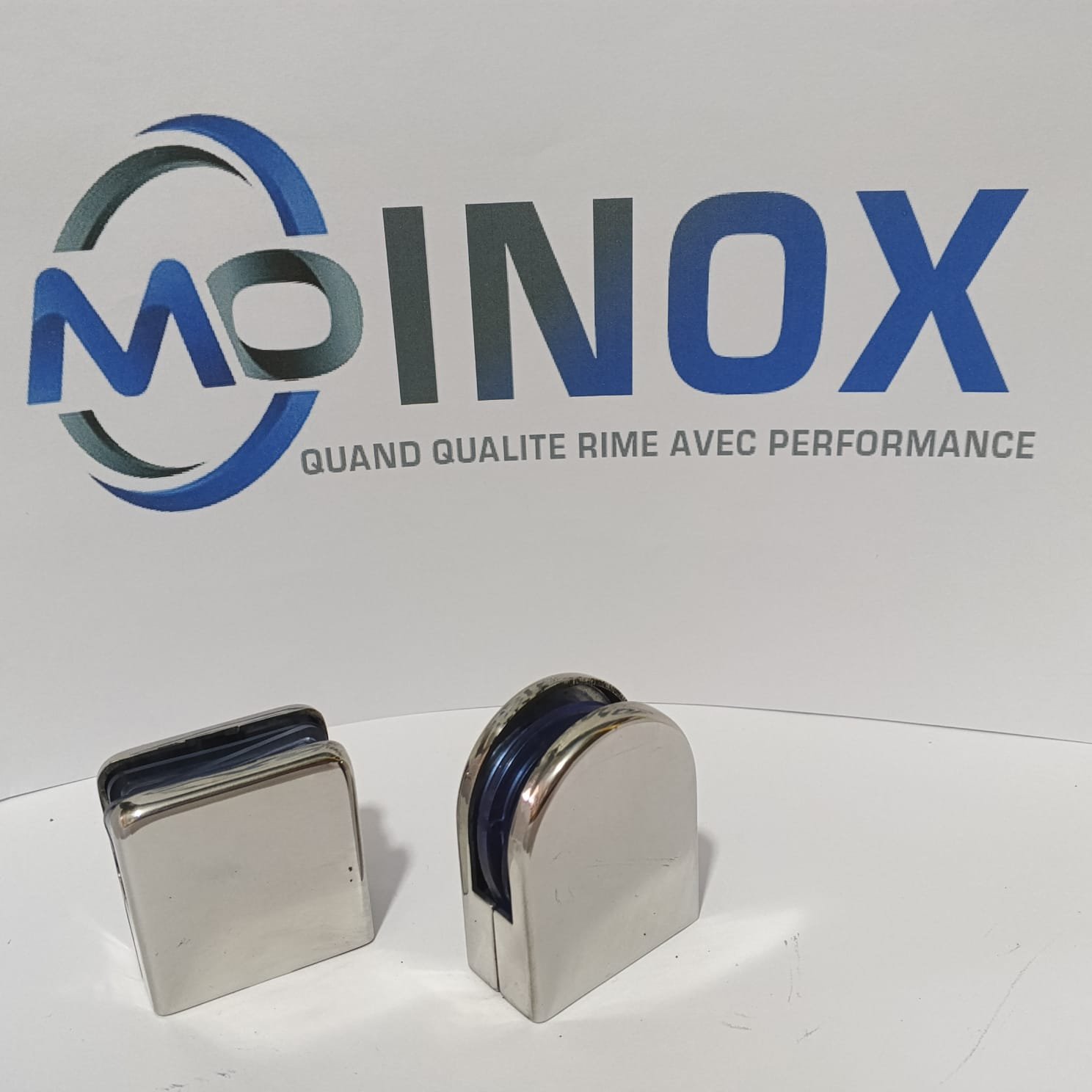 Clips inox demi-ronds