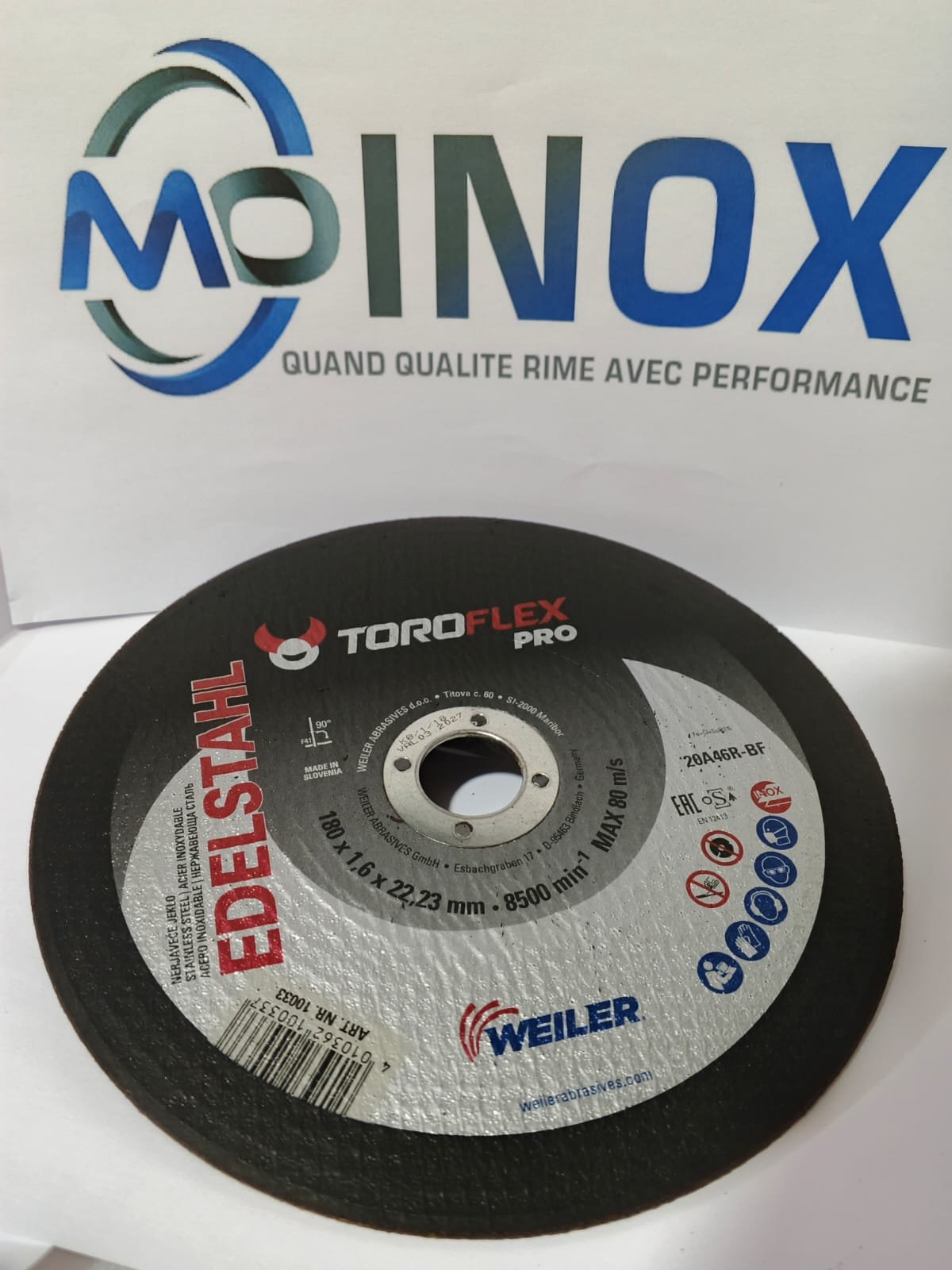 Disque abrasif métal (noir)