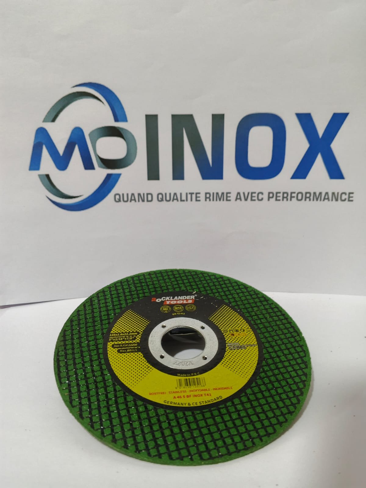 Disque abrasif à lamelles (vert)