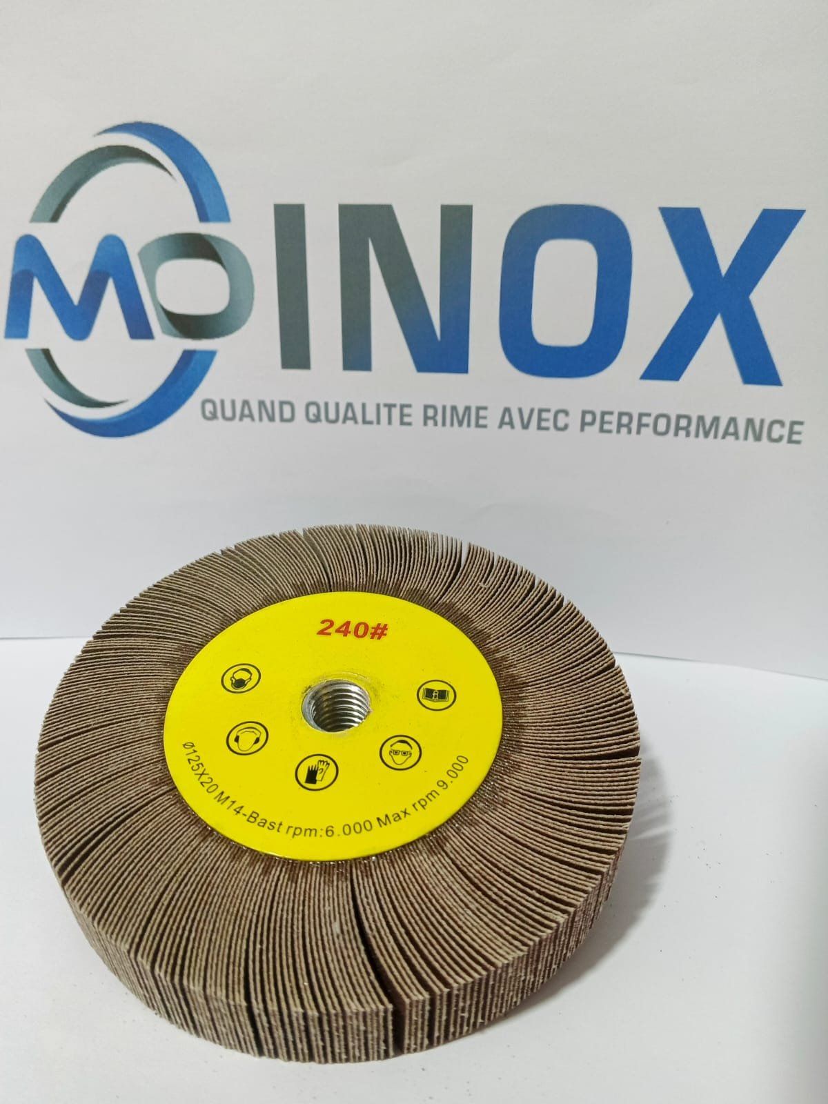 Disque à lamelles circulaire (jaune)